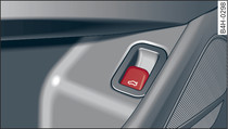 Driver's door: Unlocking the boot lid